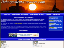 Tablet Screenshot of hebergement-caraibes.com